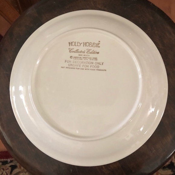 Vintage Holly Hobbie Collector's Edition Plate - Picture 2 of 3